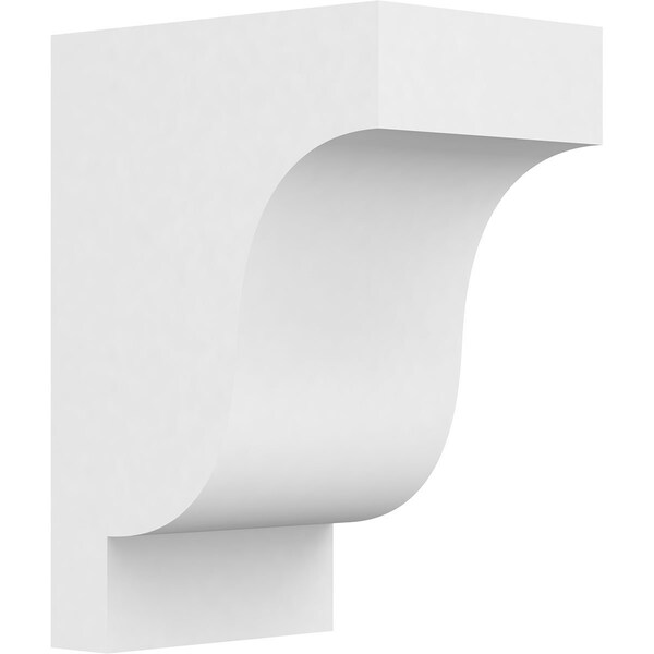 Ekena Millwork Standard Newport Architectural Grade PVC Corbel, 7"W x 10"D x 14"H CORP07X10X14NEW - main